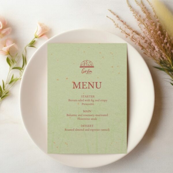 Custom Menu Printing