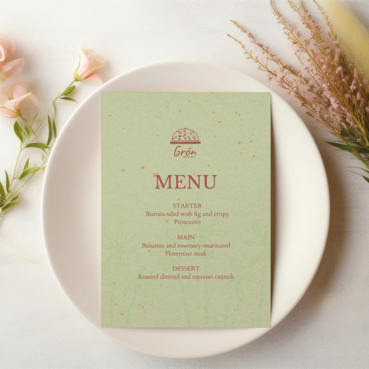 Custom Menu Printing